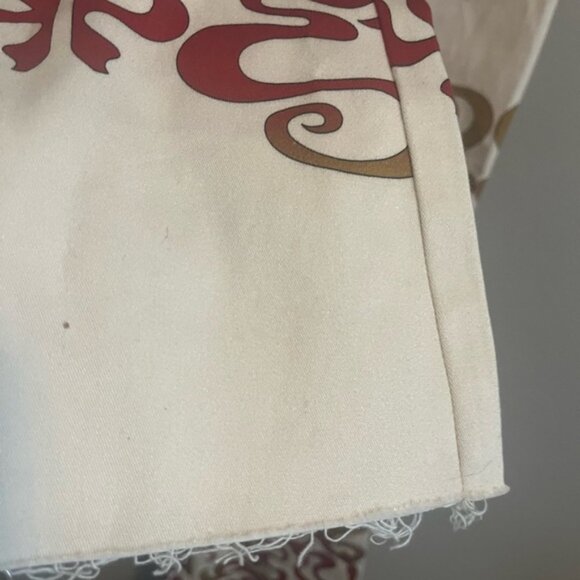 Miaou UO Exclusive Pant Mid Rise Waistless Zip Flare Graphic S - Picture 4 of 7